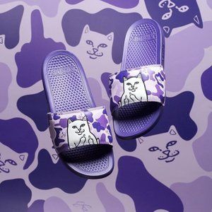 Lord Nermal Slides (Purple Camo) Size 8
